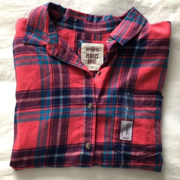 NEW Flannel Top - Picture 2 of 5
